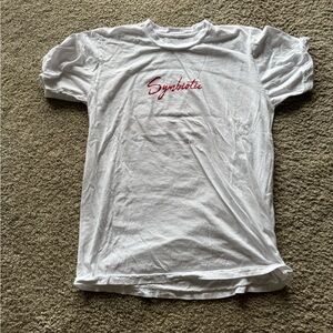 White Short Sleeve Tee Classic Crew Neck